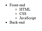 Exemplo de página HTML